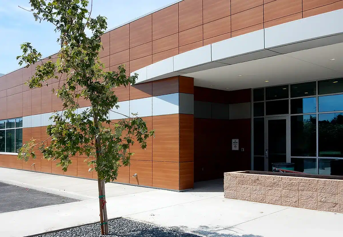 Copper Colored Building With Metal Siding